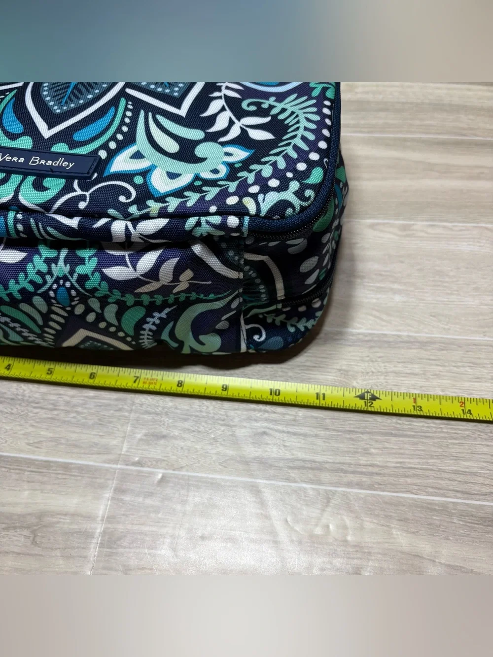 Vera Bradley Double Zip Toiletry Bag Travel Cosmetic Island Medallion